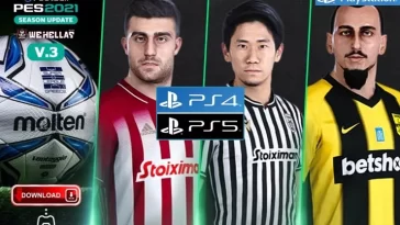 WeHellas Greek Superleague Patch v3 [PES 2021 || PS4 & PS5]