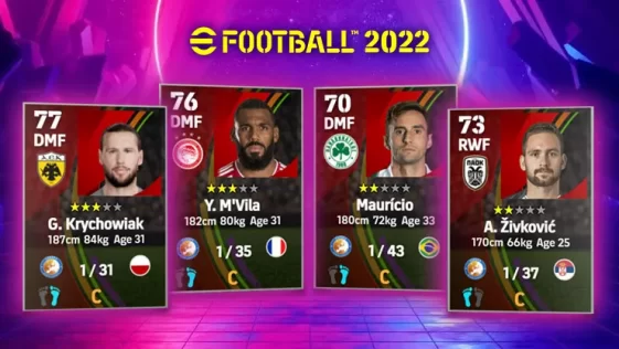 eFootball 2023 Greek Teams Players