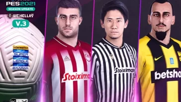 WeHellas Greek Superleague Patch v3 [PES 2021 || PC]