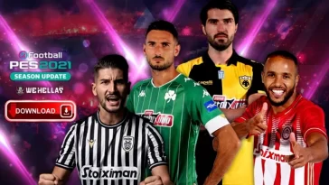 WeHellas Greek Superleague Patch v1 [PES 2021 || PC]