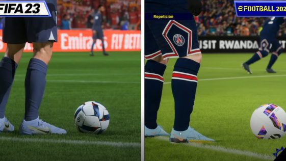 Fifa 23 vs eFootball 2023 Graphics Comparison